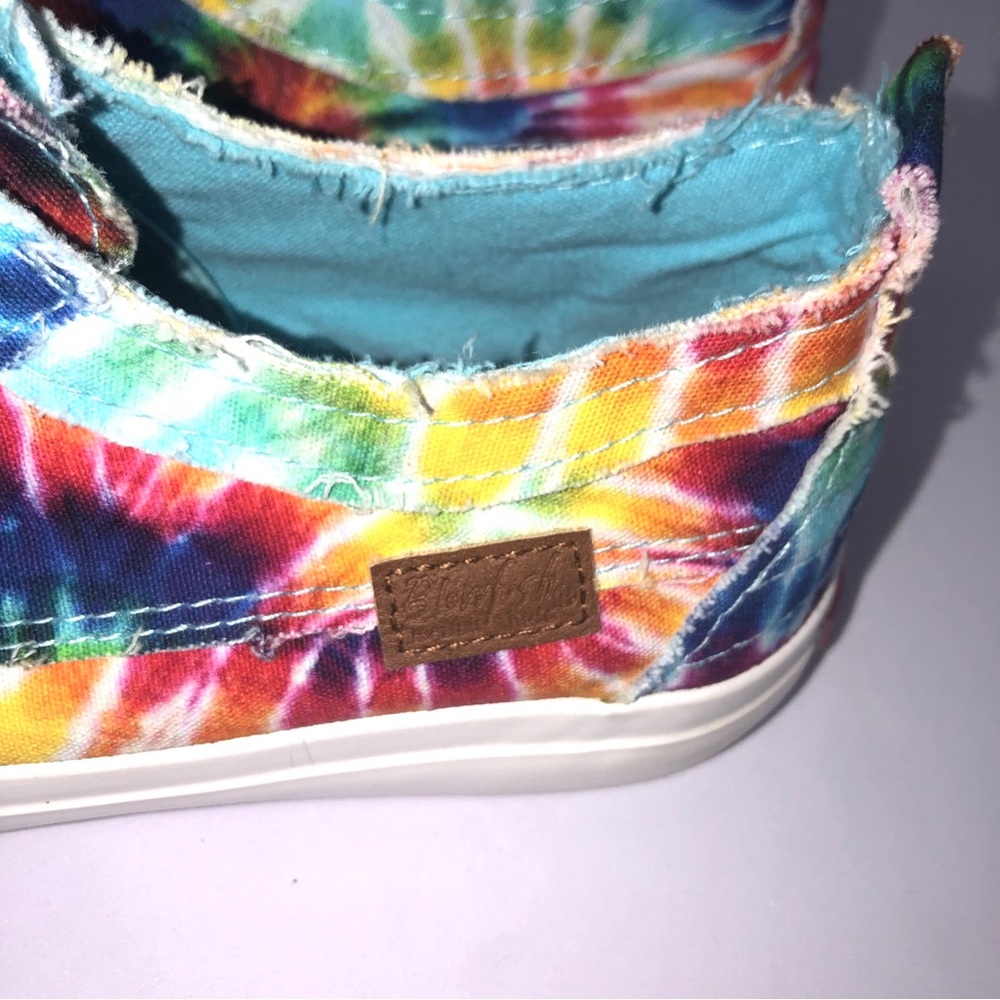 Blowfish Malibu Slide On Distressed Tie Die Sneaker Size. 6.5 Multicolor - Picture 4 of 8